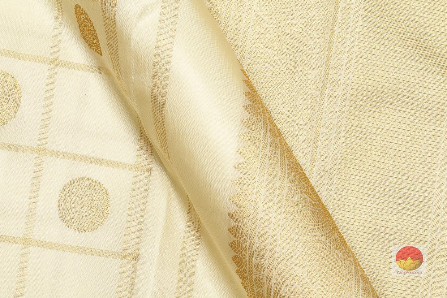 Traditional Design Handwoven Pure Silk Kanjivaram Saree - Pure Zari - PV 401 Archives - Silk Sari - Panjavarnam