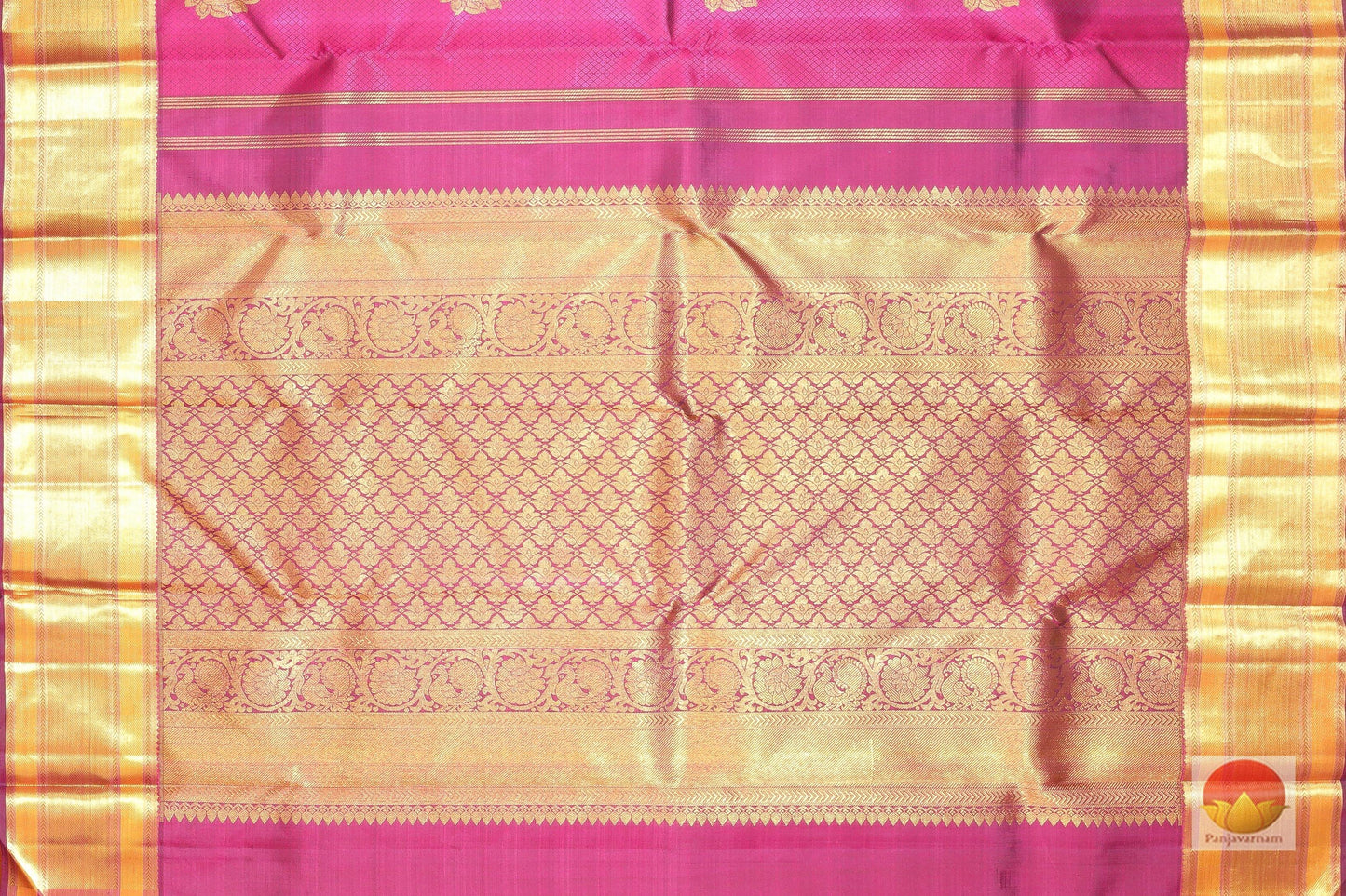 Traditional Design Handwoven Pure Silk Kanjivaram Saree - Pure Zari - PV G 1716 - Archives - Silk Sari - Panjavarnam