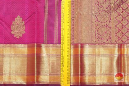 Traditional Design Handwoven Pure Silk Kanjivaram Saree - Pure Zari - PV G 1716 - Archives - Silk Sari - Panjavarnam