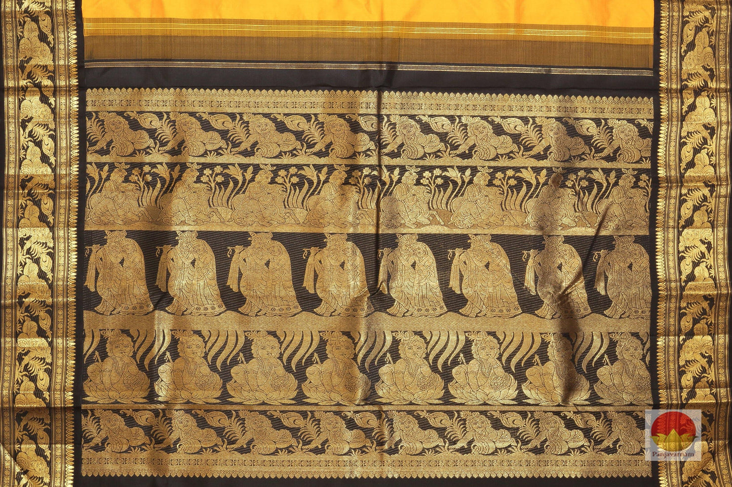 Traditional Design - Handwoven Pure Silk Kanjivaram Saree - Pure Zari - PV G 1741 Archives - Silk Sari - Panjavarnam