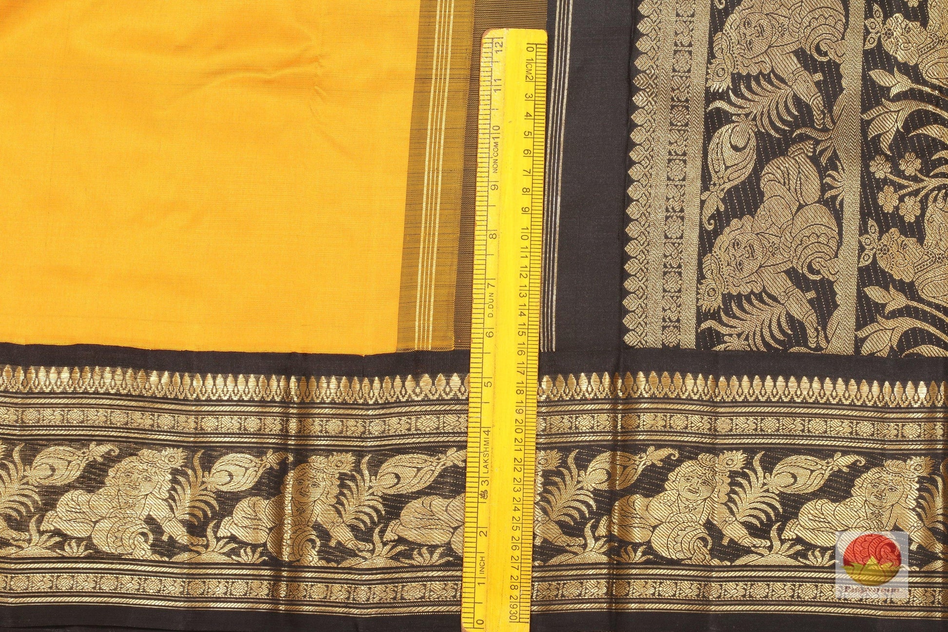 Traditional Design - Handwoven Pure Silk Kanjivaram Saree - Pure Zari - PV G 1741 Archives - Silk Sari - Panjavarnam