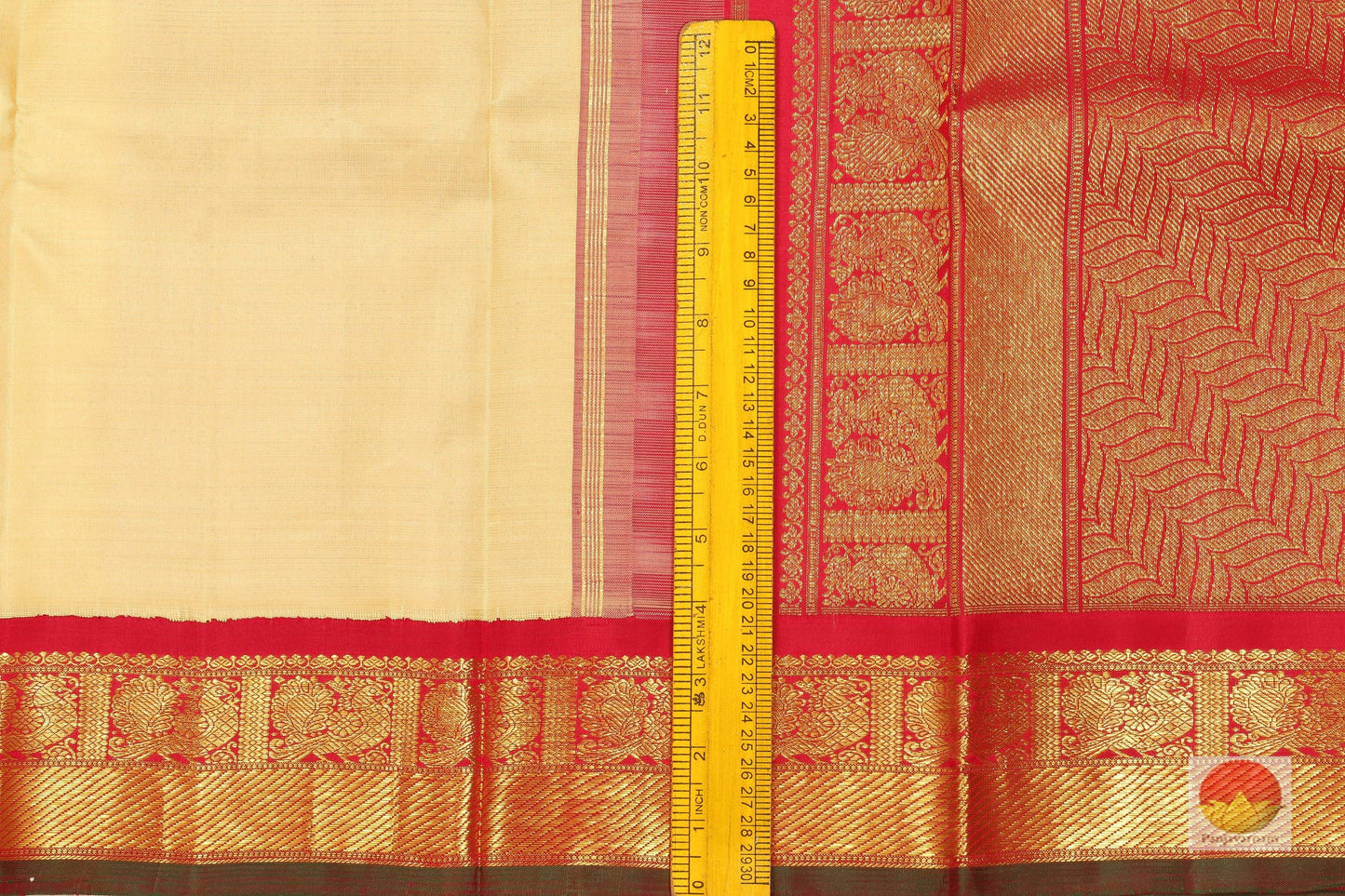 Traditional Design - Handwoven Pure Silk Kanjivaram Saree - Pure Zari - PV G 1745 Archives - Silk Sari - Panjavarnam