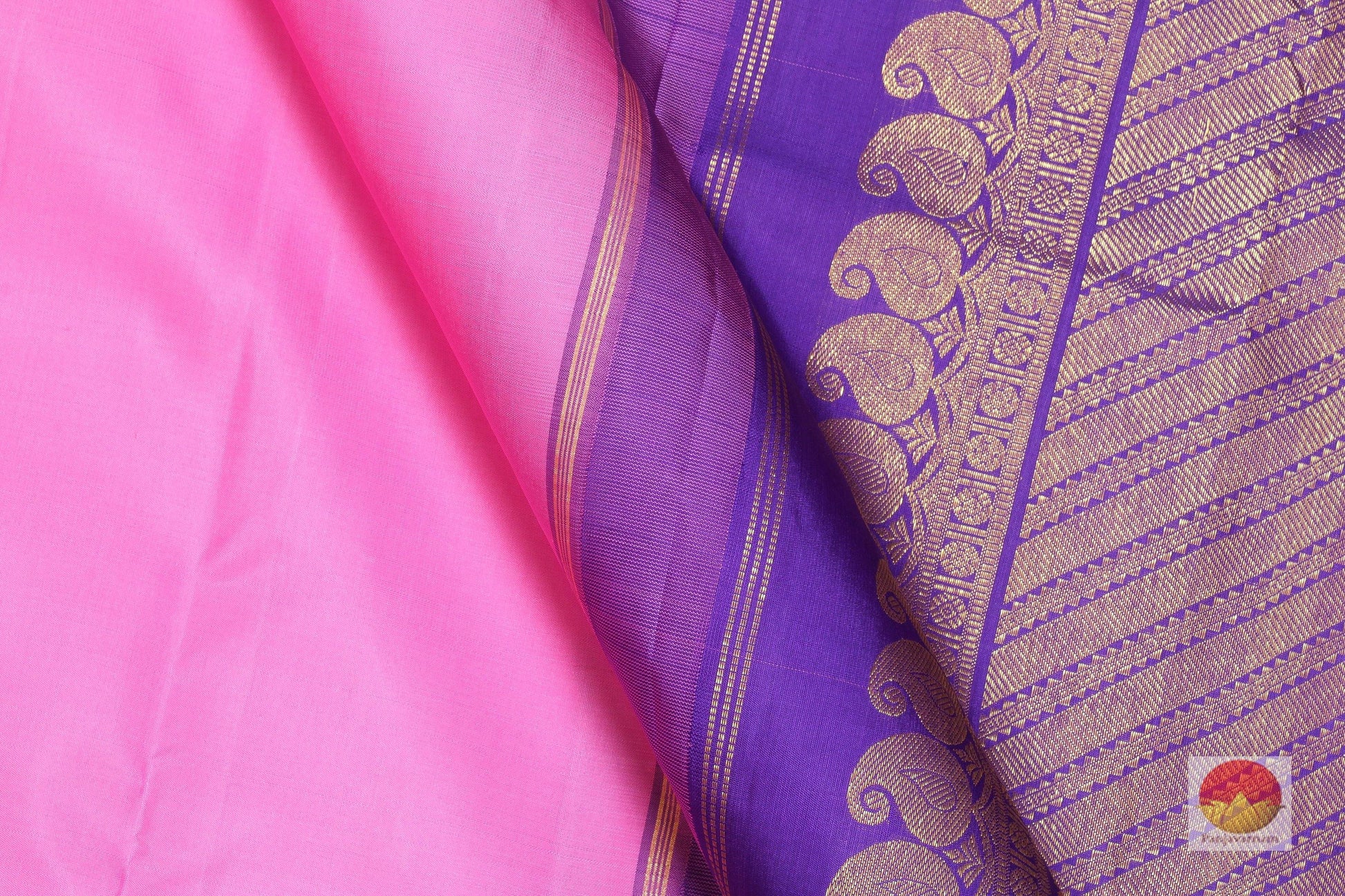 Traditional Design Handwoven Pure Silk Kanjivaram Saree - Pure Zari - PV G 1747 Archives - Silk Sari - Panjavarnam