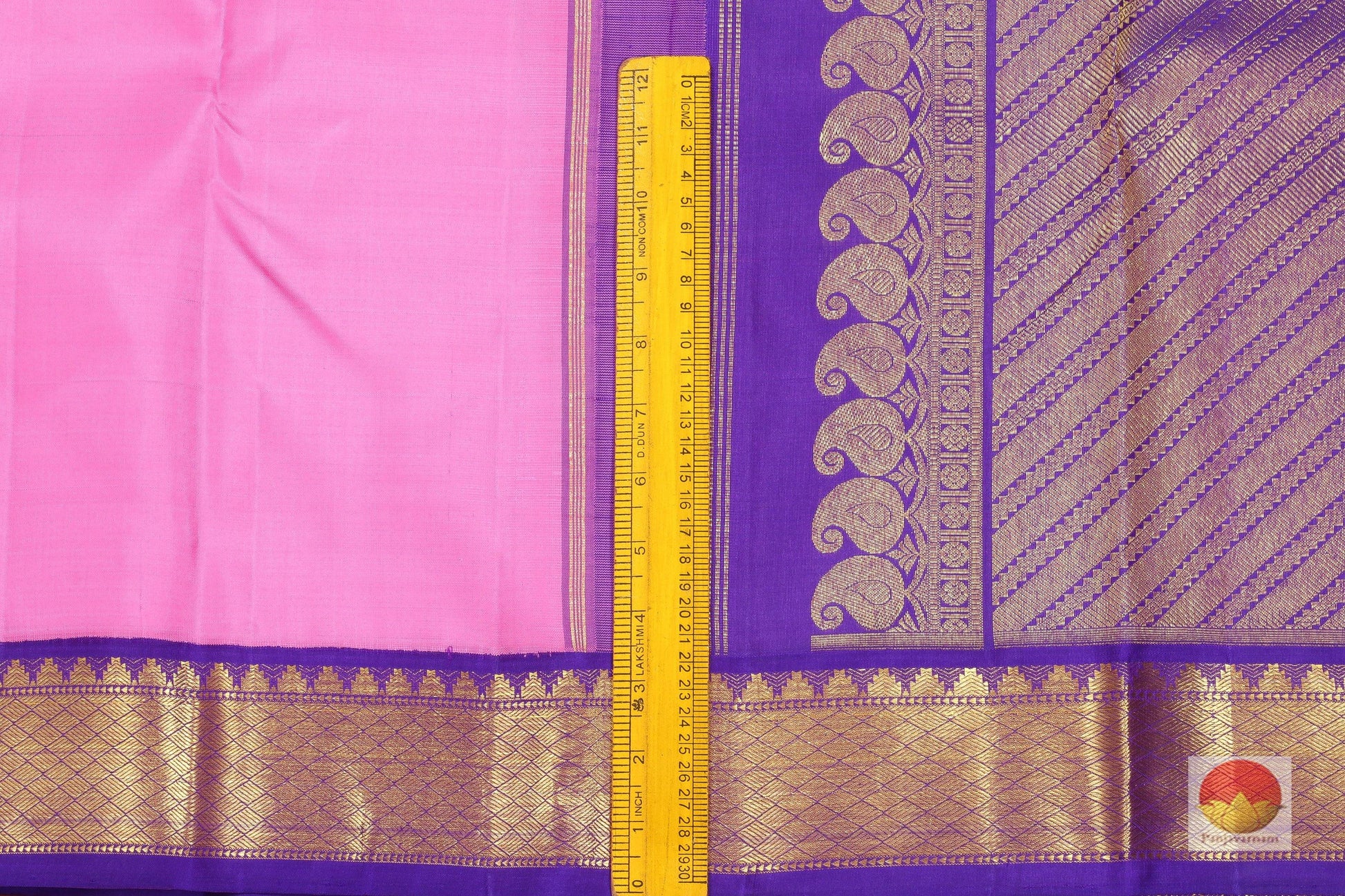 Traditional Design Handwoven Pure Silk Kanjivaram Saree - Pure Zari - PV G 1747 Archives - Silk Sari - Panjavarnam
