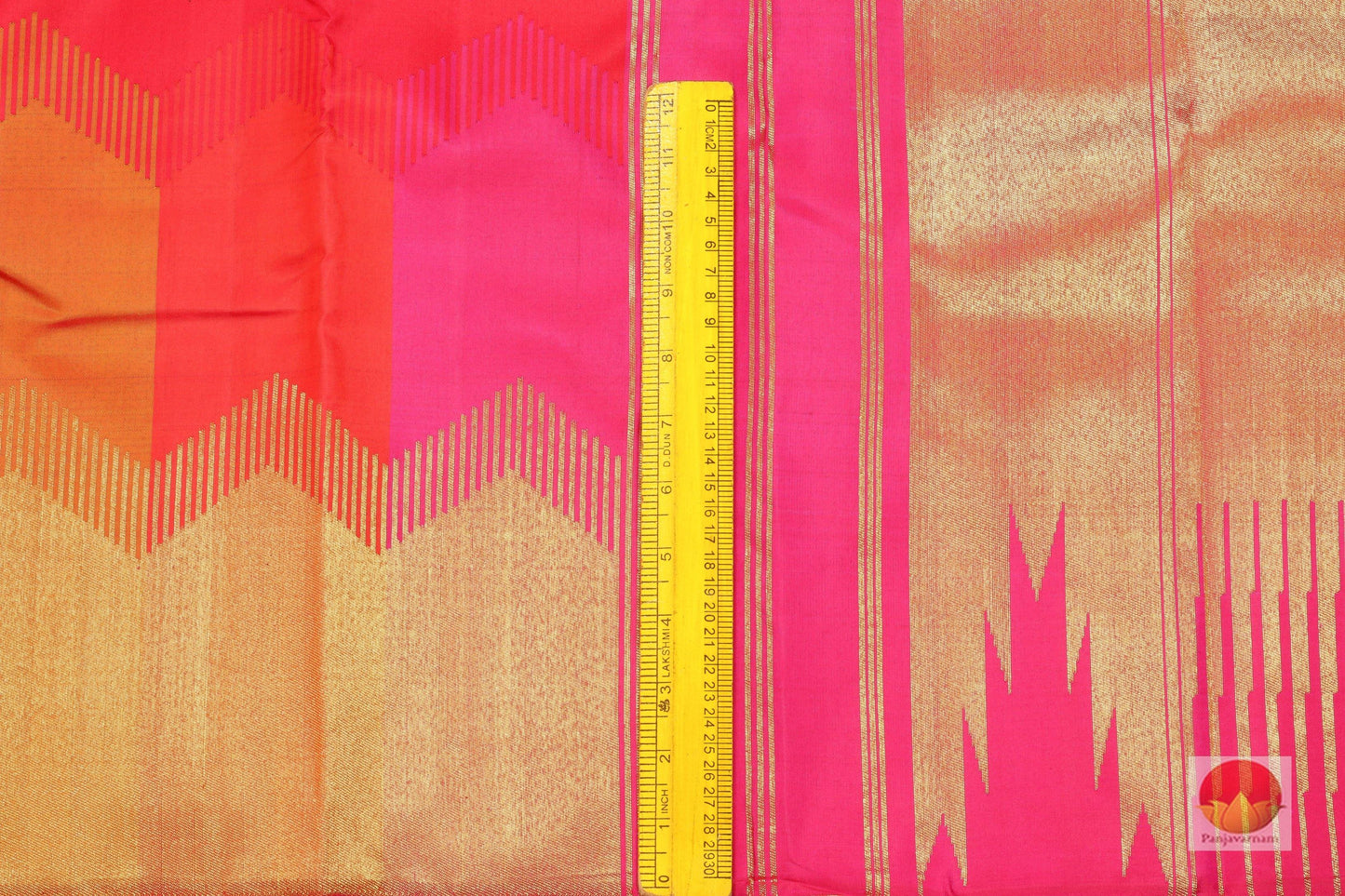 Traditional Design Handwoven Pure Silk Kanjivaram Saree - Pure Zari - PV G 1748 Archives - Silk Sari - Panjavarnam