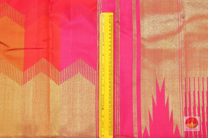 Traditional Design Handwoven Pure Silk Kanjivaram Saree - Pure Zari - PV G 1748 Archives - Silk Sari - Panjavarnam