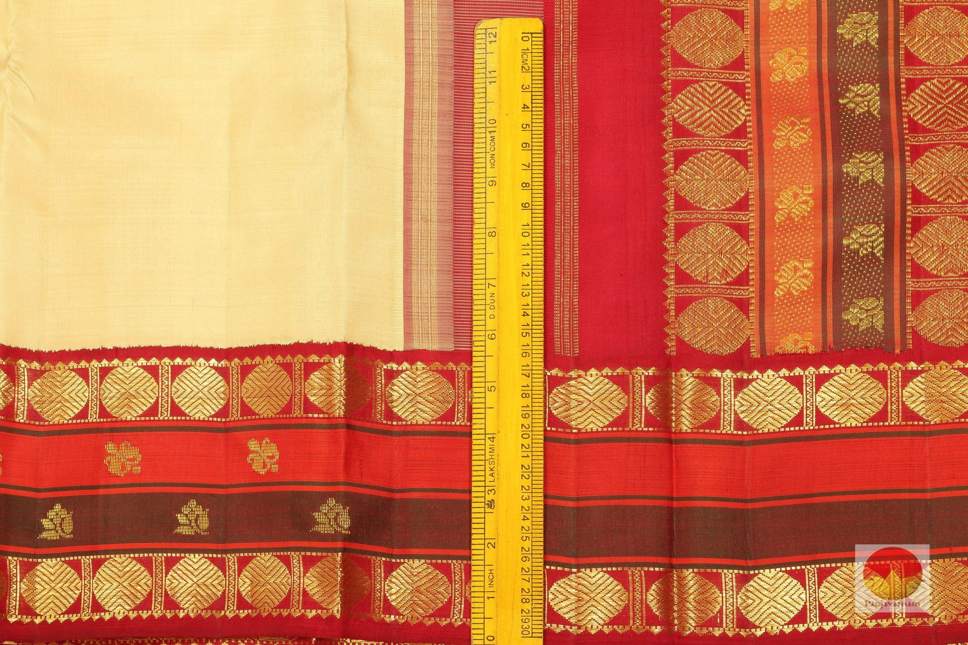 Traditional Design Handwoven Pure Silk Kanjivaram Saree - Pure Zari - PV G 1759 Archives - Silk Sari - Panjavarnam