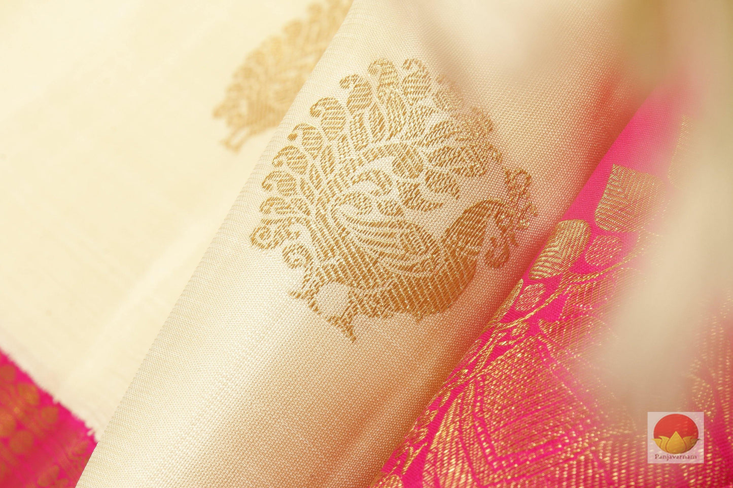 Traditional Design Handwoven Pure Silk Kanjivaram Saree - Pure Zari - PV G 1760 - Archives - Silk Sari - Panjavarnam