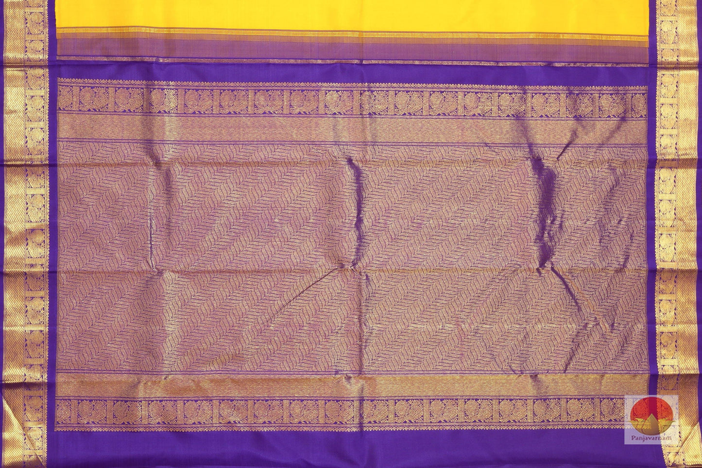 Traditional Design Handwoven Pure Silk Kanjivaram Saree - Pure Zari - PV G 1765 Archives - Silk Sari - Panjavarnam
