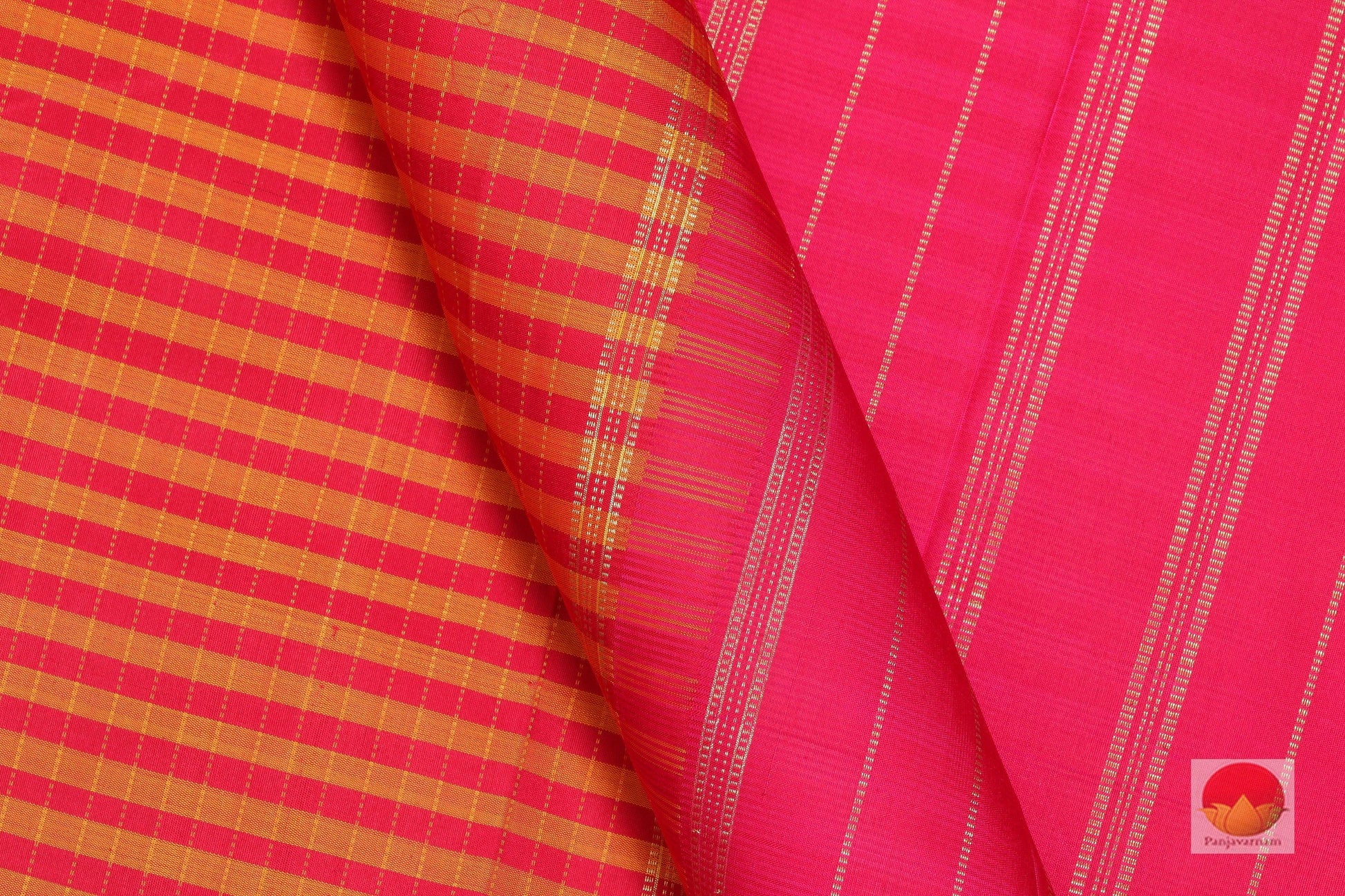 Traditional Design - Handwoven Pure Silk Kanjivaram Saree - Pure Zari - PV G 1772 - Archives - Silk Sari - Panjavarnam