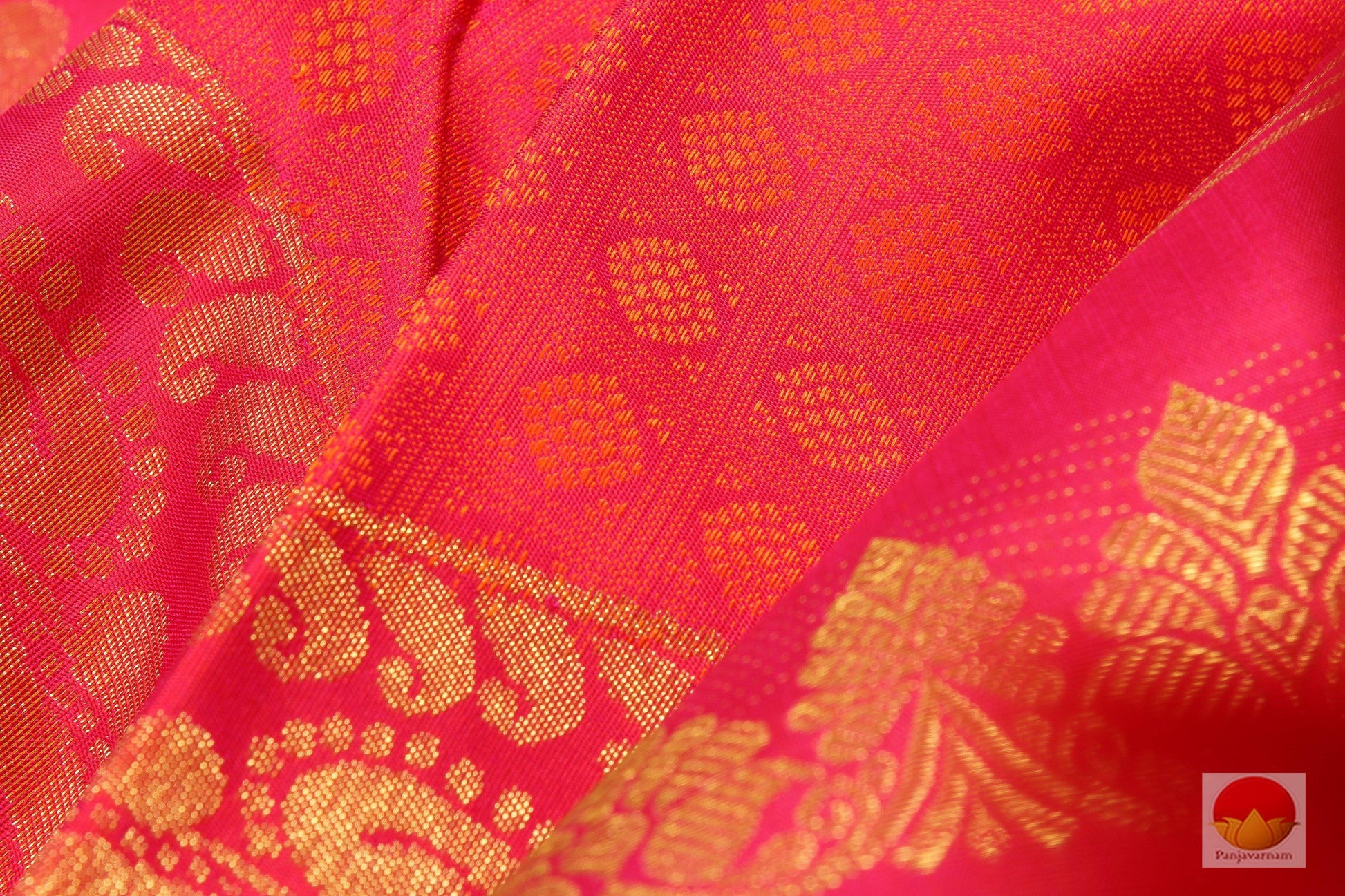 Traditional Design Handwoven Pure Silk Kanjivaram Saree - Pure Zari - PV G 1774 Archives - Silk Sari - Panjavarnam