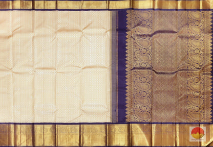 Traditional Design Handwoven Pure Silk Kanjivaram Saree - Pure Zari - PV G 1783 - Archives - Silk Sari - Panjavarnam