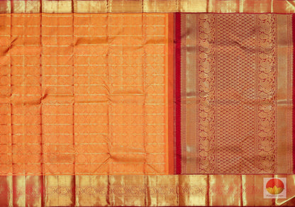 Traditional Design - Handwoven Pure Silk Kanjivaram Saree - Pure Zari - PV G 1790 - Archives - Silk Sari - Panjavarnam