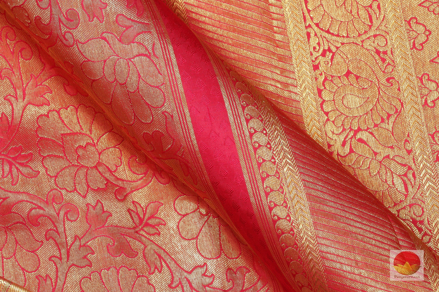 Traditional Design Handwoven Pure Silk Kanjivaram Saree - Pure Zari - PV G 1794 Archives - Silk Sari - Panjavarnam