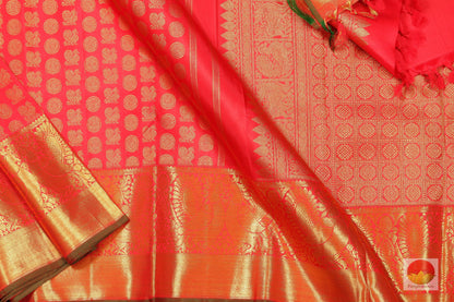 Traditional Design Handwoven Pure Silk Kanjivaram Saree - Pure Zari - PV G 1795 - Archives - Silk Sari - Panjavarnam