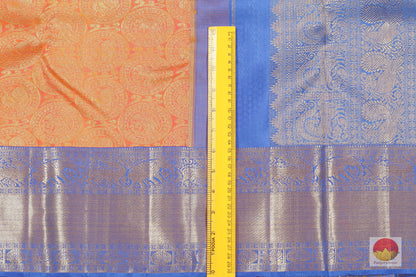 Traditional Design Handwoven Pure Silk Kanjivaram Saree - Pure Zari - PV G 1801 - Archives - Silk Sari - Panjavarnam