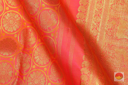 Traditional Design - Handwoven Pure SIlk Kanjivaram Saree - Pure Zari - PV G 1806 Archives - Silk Sari - Panjavarnam