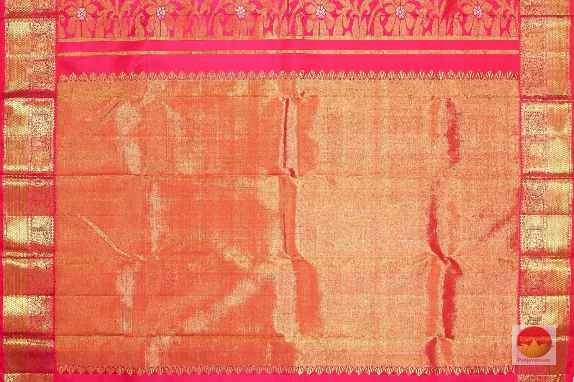 Traditional Design - Handwoven Pure Silk Kanjivaram Saree - Pure Zari - PV G 1810 Archives - Silk Sari - Panjavarnam