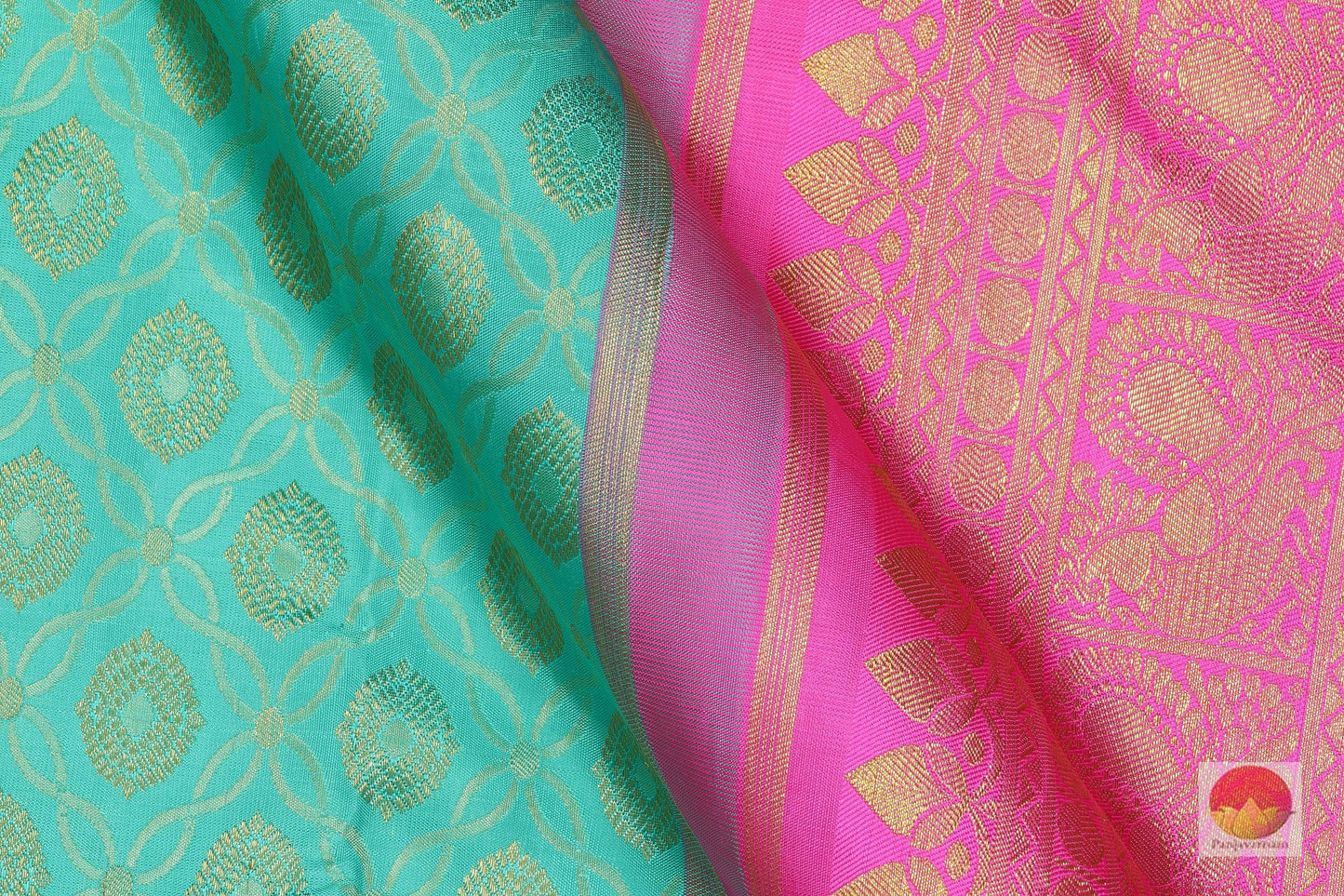 Traditional Design - Handwoven Pure Silk Kanjivaram Saree - Pure Zari - PV G 1819 - Archives - Silk Sari - Panjavarnam