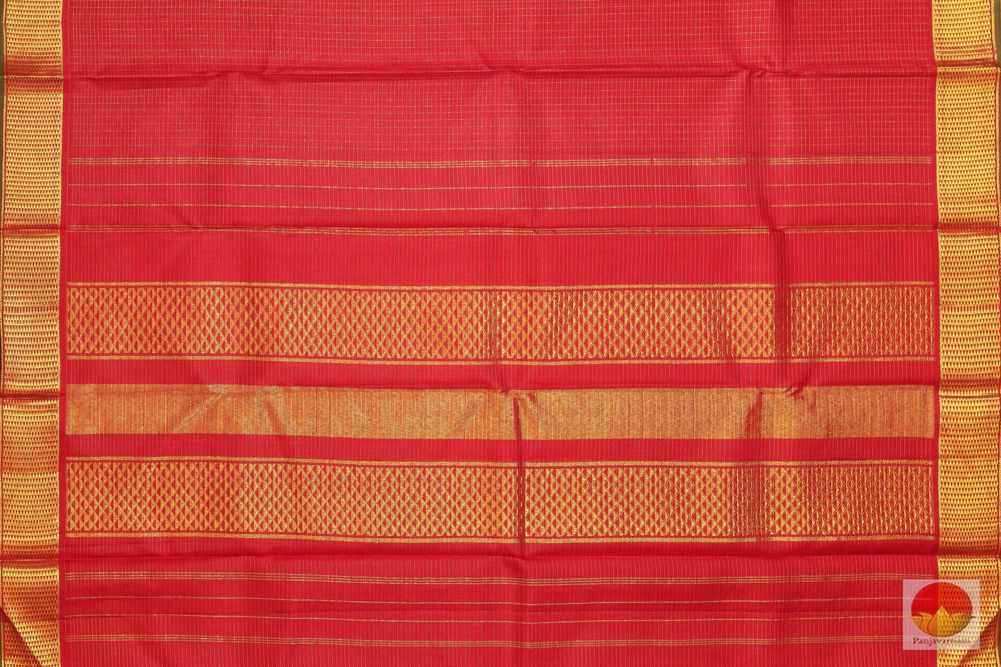 Traditional Design Handwoven Pure Silk Kanjivaram Saree - Pure Zari - PV G 1894 Archives - Silk Sari - Panjavarnam