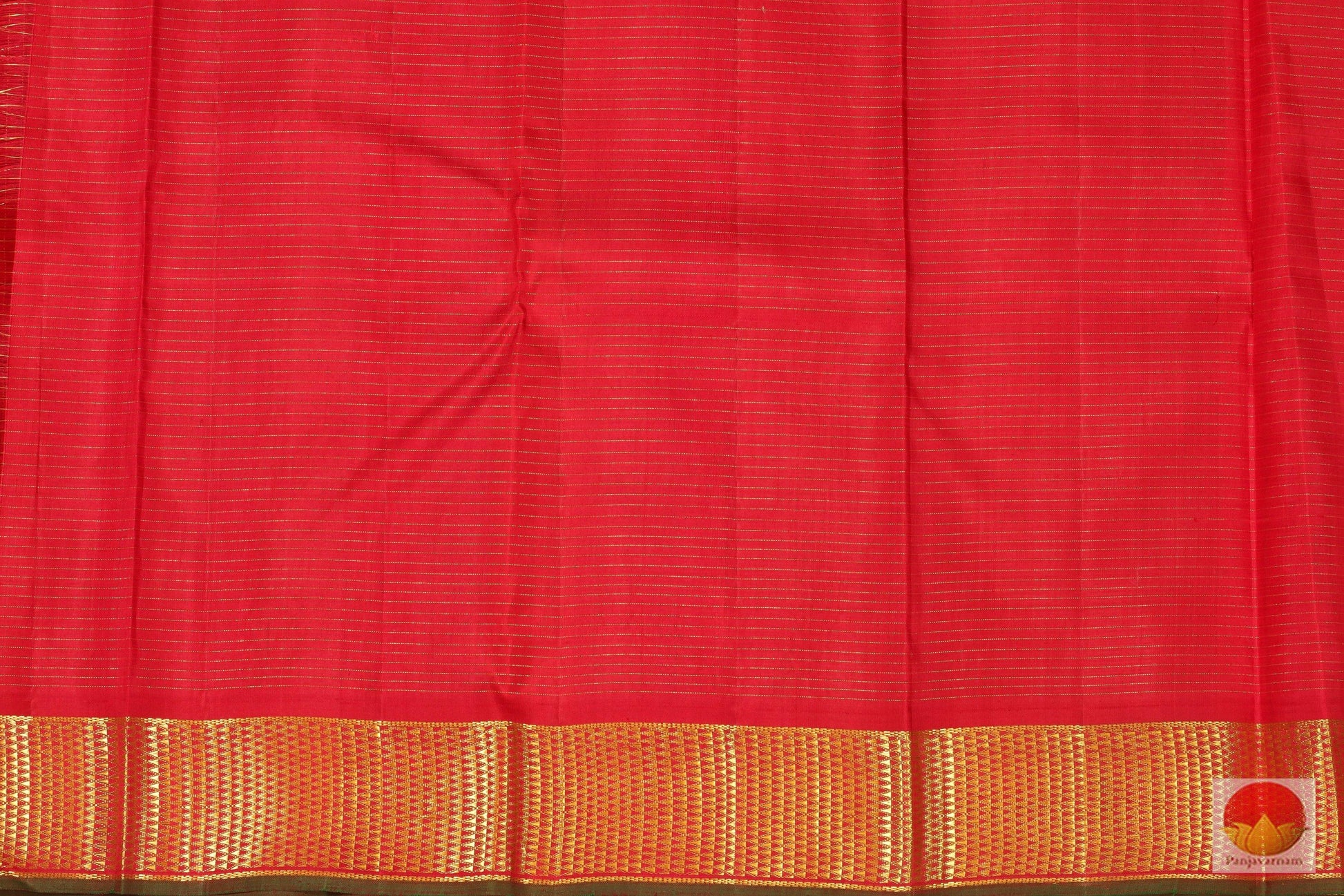 Traditional Design Handwoven Pure Silk Kanjivaram Saree - Pure Zari - PV G 1894 Archives - Silk Sari - Panjavarnam
