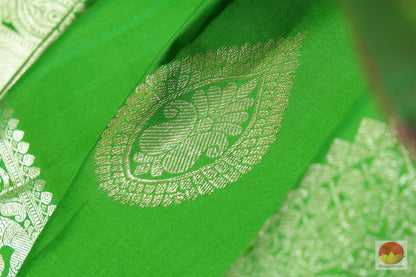Traditional Design - Handwoven Pure Silk Kanjivaram Saree - Pure Zari - PV G 1902 Archives - Silk Sari - Panjavarnam