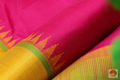 Traditional Design Handwoven Pure Silk Kanjivaram Saree - Pure Zari - PV G 1911 - Archives - Silk Sari - Panjavarnam
