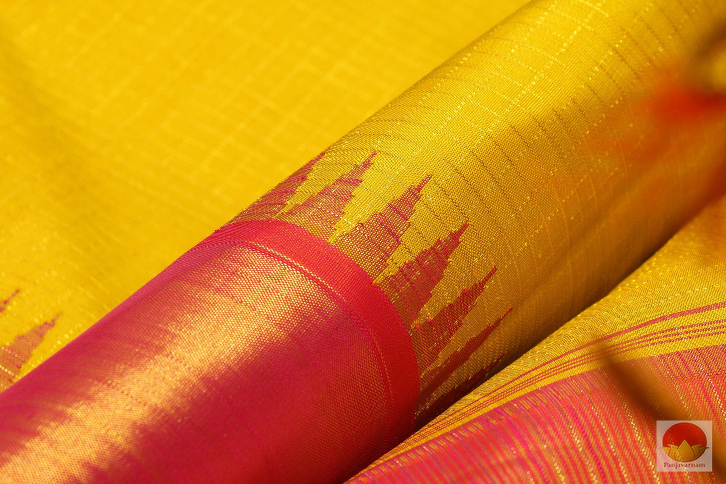 Traditional Design Handwoven Pure Silk Kanjivaram Saree - Pure Zari - PV G 1915 - Archives - Silk Sari - Panjavarnam