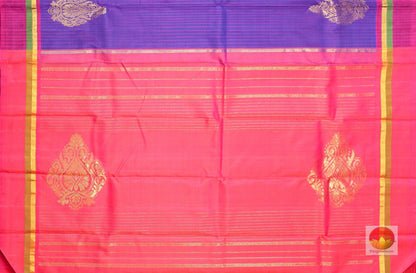 Traditional Design Handwoven Pure Silk Kanjivaram Saree - Pure Zari - PV G1658 - Archives - Silk Sari - Panjavarnam