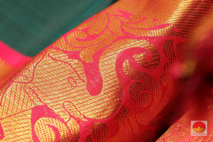 Traditional Design - Handwoven Pure Silk Kanjivaram Saree - Pure Zari - PV J 10228 Archives - Silk Sari - Panjavarnam