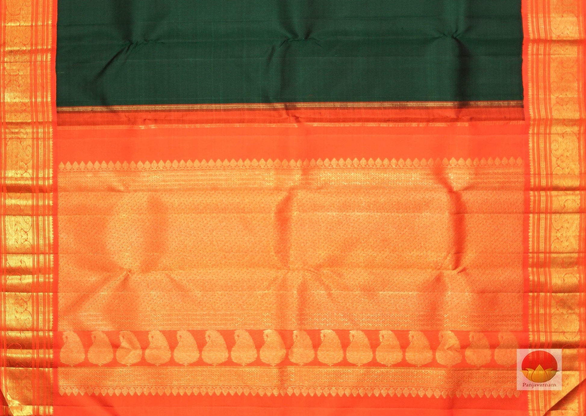 Traditional Design Handwoven Pure Silk Kanjivaram Saree - Pure Zari - PV J9148 Archives - Silk Sari - Panjavarnam