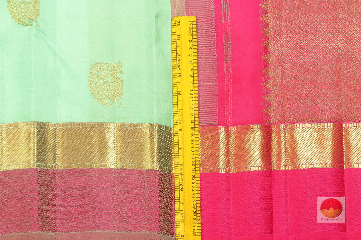 Traditional Design Handwoven Pure Silk Kanjivaram Saree - Pure Zari - PV SVS 10528 Archives - Silk Sari - Panjavarnam
