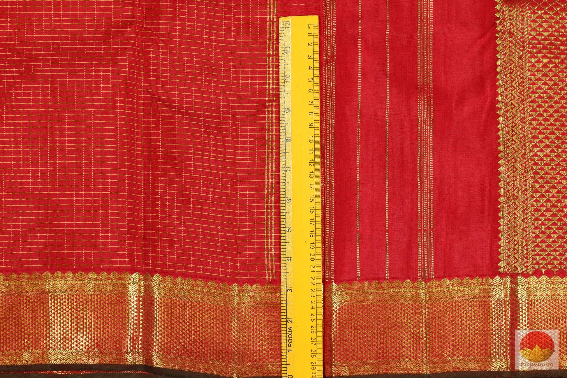 Traditional Design - Handwoven Pure Silk Kanjivaram Saree - Pure Zari - PV SVS 11194 Archives - Silk Sari - Panjavarnam