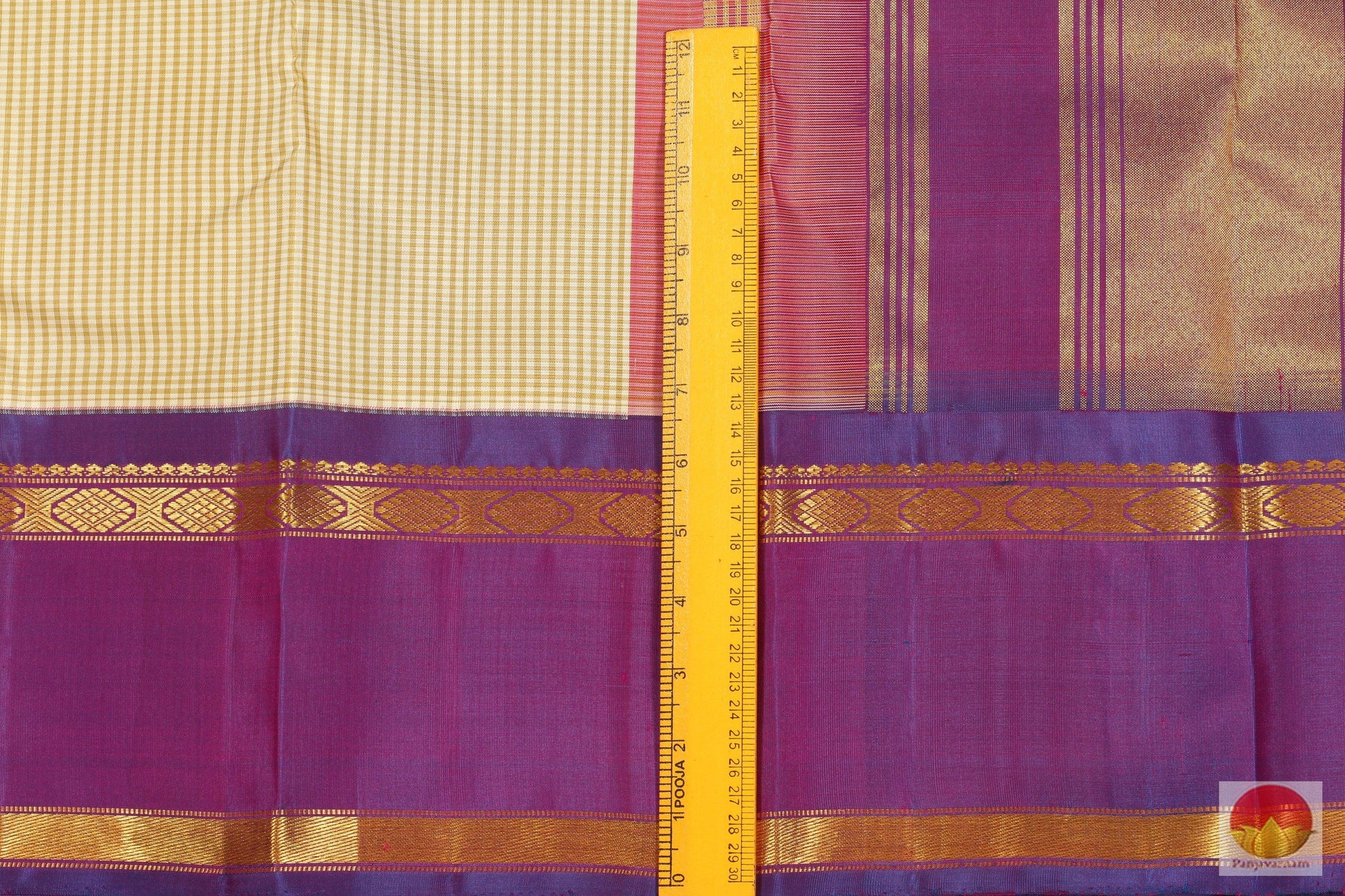 Traditional Design - Handwoven Pure Silk Kanjivaram Saree - Pure Zari - PV SVS 11877 Archives - Silk Sari - Panjavarnam