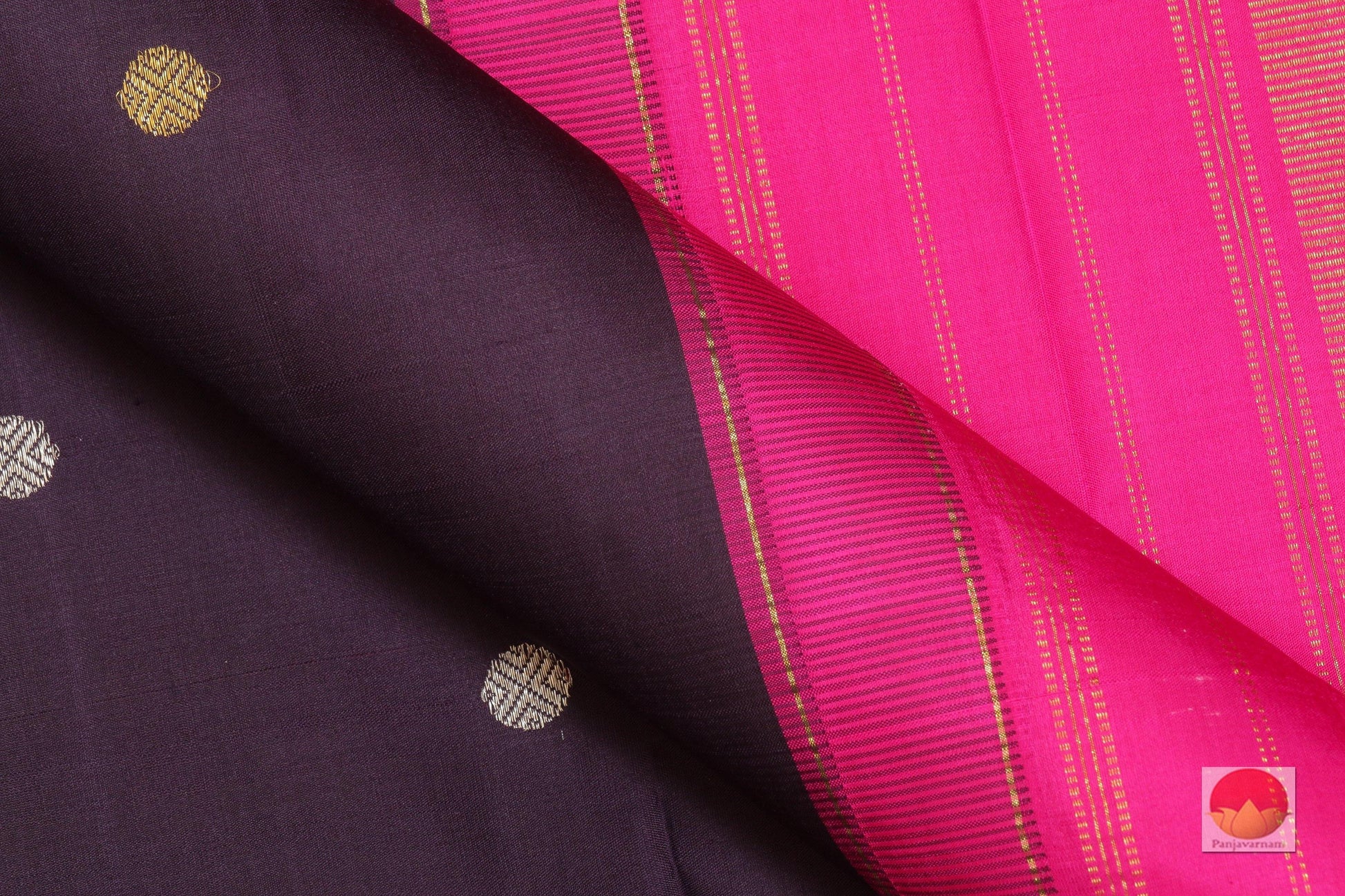Traditional Design Handwoven Pure Silk Kanjivaram Saree - Pure Zari - PV VL 02 Archives - Silk Sari - Panjavarnam