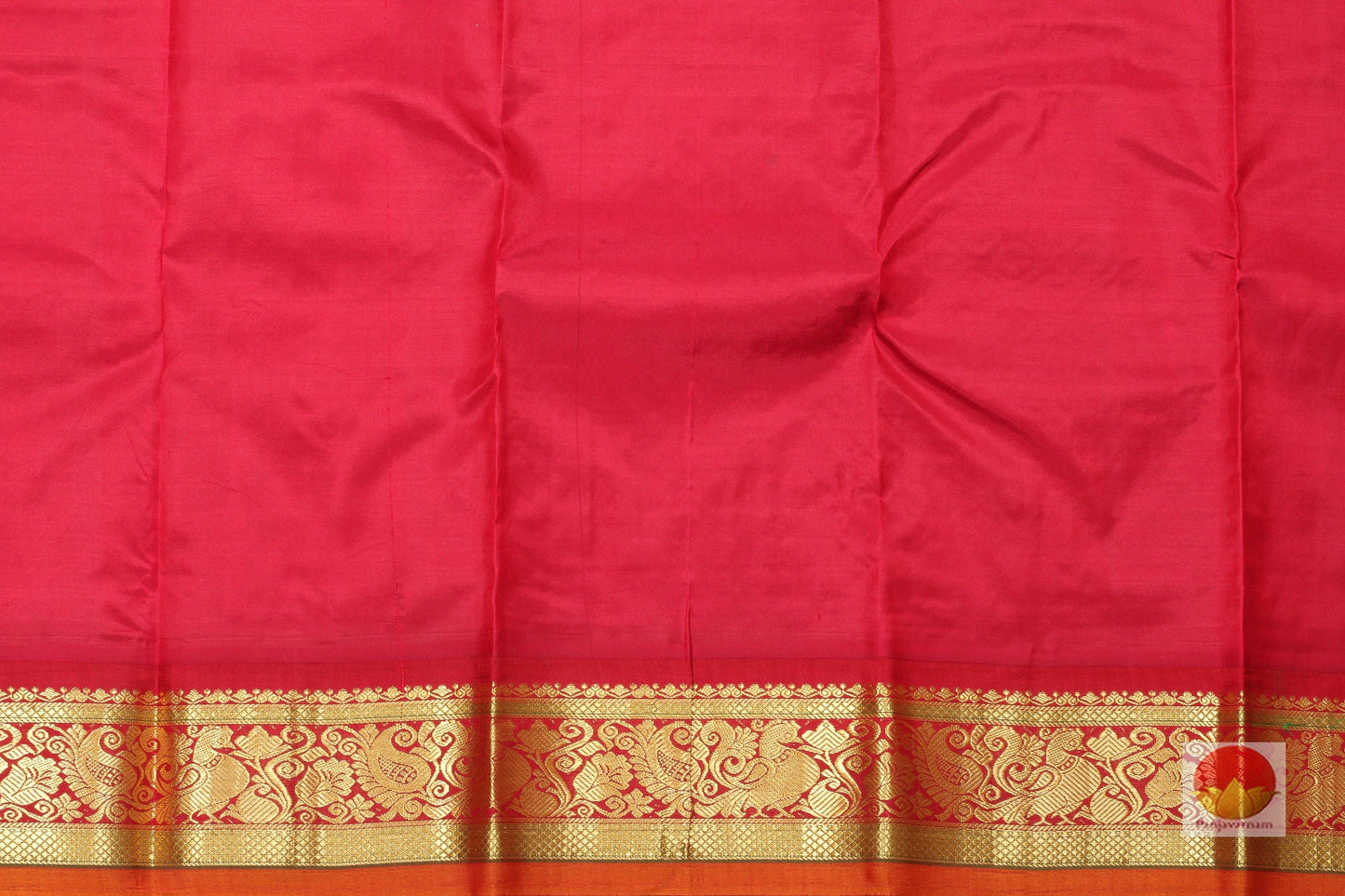 Traditional Design Handwoven Pure Silk Kanjivaram Saree - Pure Zari - PVG 1647 - Archives - Silk Sari - Panjavarnam