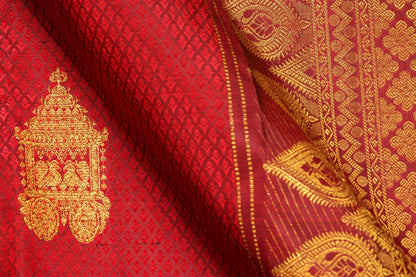 Traditional Design Handwoven Pure Silk Kanjivaram Saree - Pure Zari - PVJL 0718 1524 Archives - Silk Sari - Panjavarnam