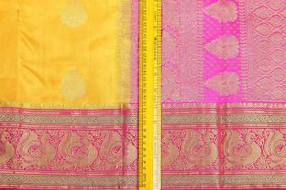 Traditional Design Handwoven Pure Silk Kanjivaram Saree - Pure Zari - PVJL 0718 1534 - Silk Sari - Panjavarnam