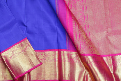 Traditional Design Handwoven Pure Silk Kanjivaram Saree - Pure Zari - PVM 0518 1402 Archives - Silk Sari - Panjavarnam