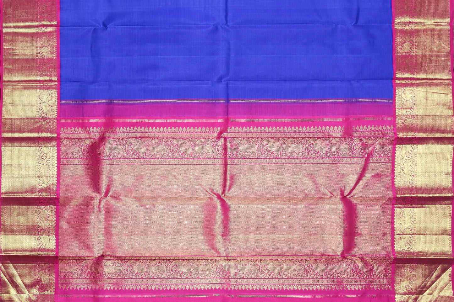 Traditional Design Handwoven Pure Silk Kanjivaram Saree - Pure Zari - PVM 0518 1402 Archives - Silk Sari - Panjavarnam