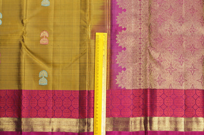 Traditional Design Handwoven Pure Silk Kanjivaram Saree - Pure Zari - PVM 0518 1419 Archives - Silk Sari - Panjavarnam