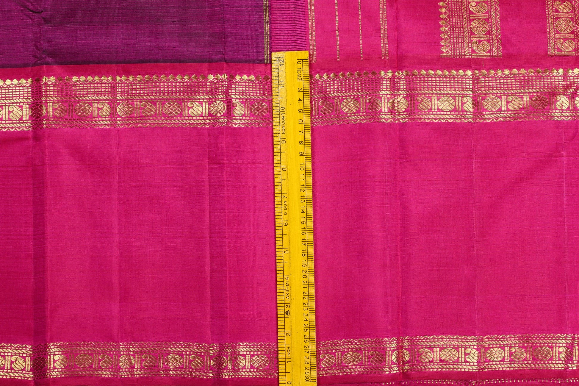 Traditional Design Handwoven Pure Silk Kanjivaram Saree - Pure Zari - PVM 0518 1422 - Silk Sari - Panjavarnam