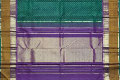 Traditional Design Handwoven Pure Silk Kanjivaram Saree - Pure Zari - PVM 0518 1428 - Silk Sari - Panjavarnam