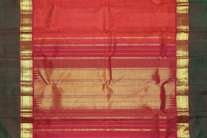 Traditional Design Handwoven Pure Silk Kanjivaram Saree - Pure Zari - PVM 0518 1434 Archives - Silk Sari - Panjavarnam