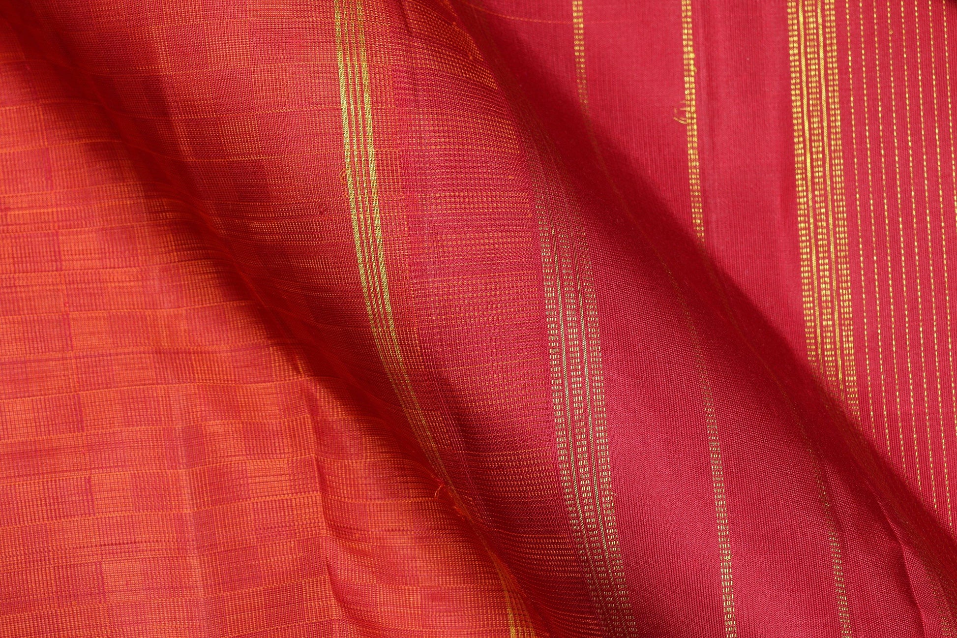 Traditional Design Handwoven Pure Silk Kanjivaram Saree - Pure Zari - PVM 0518 1434 Archives - Silk Sari - Panjavarnam