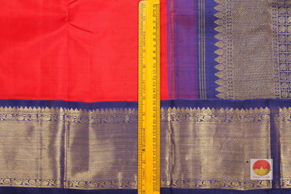 Traditional Design Handwoven Pure Silk Kanjivaram Saree - Pure Zari - PVSM 0918 1566 Archives - Silk Sari - Panjavarnam