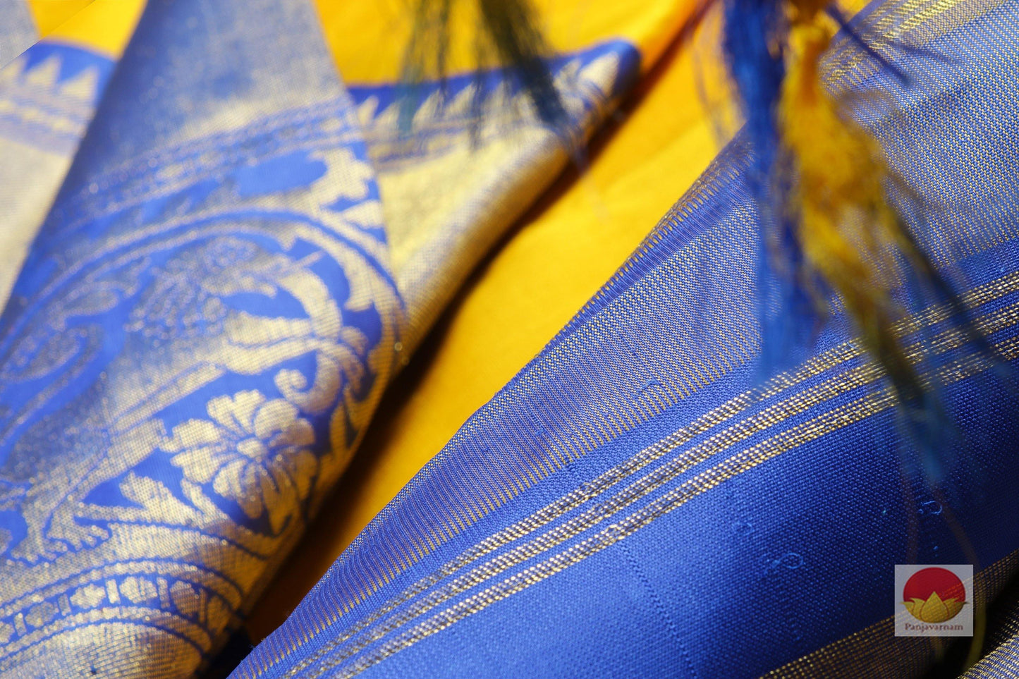 Traditional Design Handwoven Pure Silk Kanjivaram Saree - Pure Zari - PVSM G37 - Archives - Silk Sari - Panjavarnam