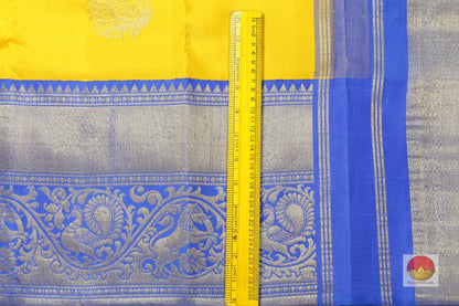 Traditional Design Handwoven Pure Silk Kanjivaram Saree - Pure Zari - PVSM G37 - Archives - Silk Sari - Panjavarnam