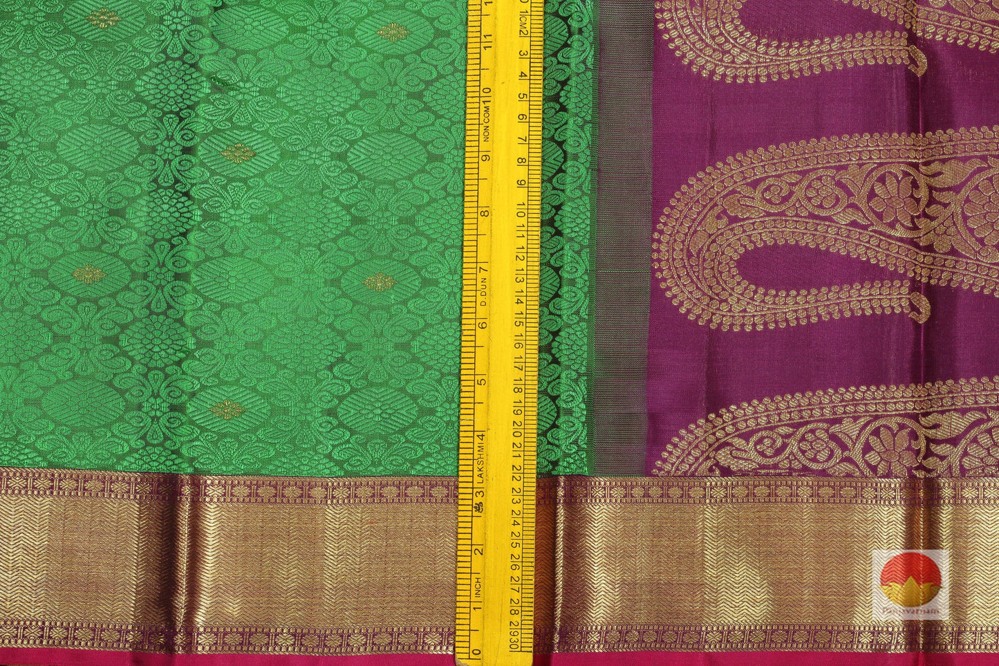 Traditional Design Handwoven Pure Silk Kanjivaram Saree - Pure Zari - PVVK 155251 Archives - Silk Sari - Panjavarnam