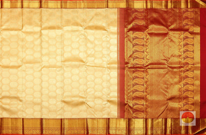 Traditional Design Handwoven Pure Silk Kanjivaram Saree - Pure Zari - PVVK 155254- Archives - Silk Sari - Panjavarnam